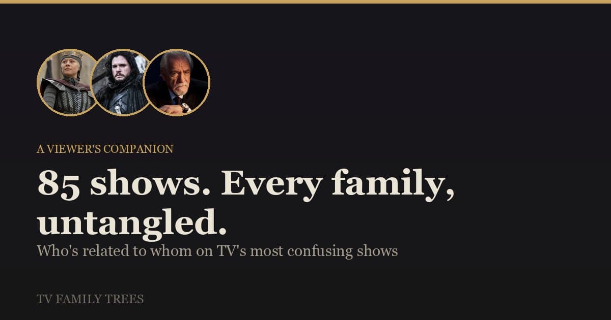 TV Family Trees